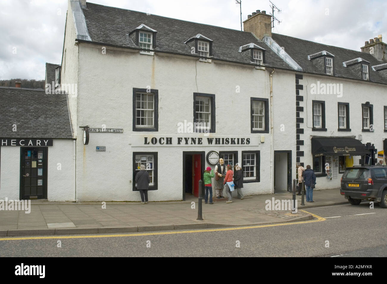 Loch Fyne Whiskies shop Main Street West Inveraray Argyll Scotland