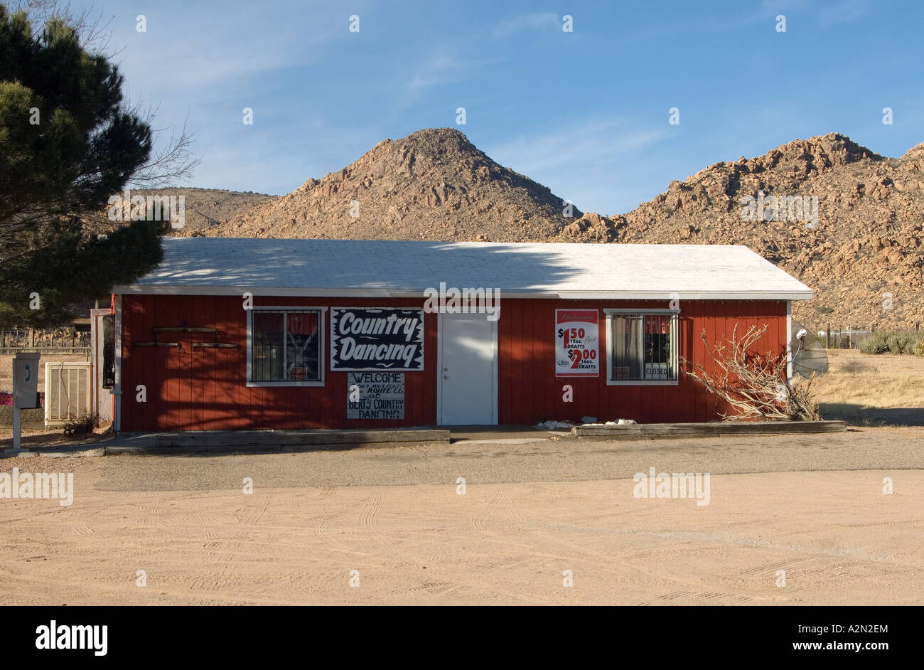 Country Dancing restaurant bar, Route 66, Arizona Stock Photo Alamy