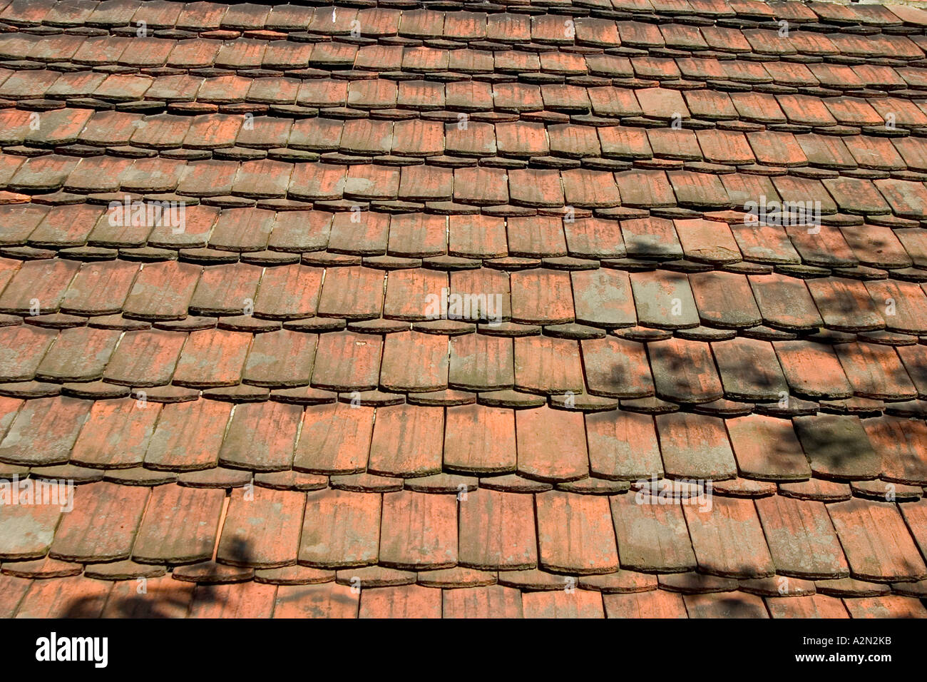 shingle roof Stock Photo