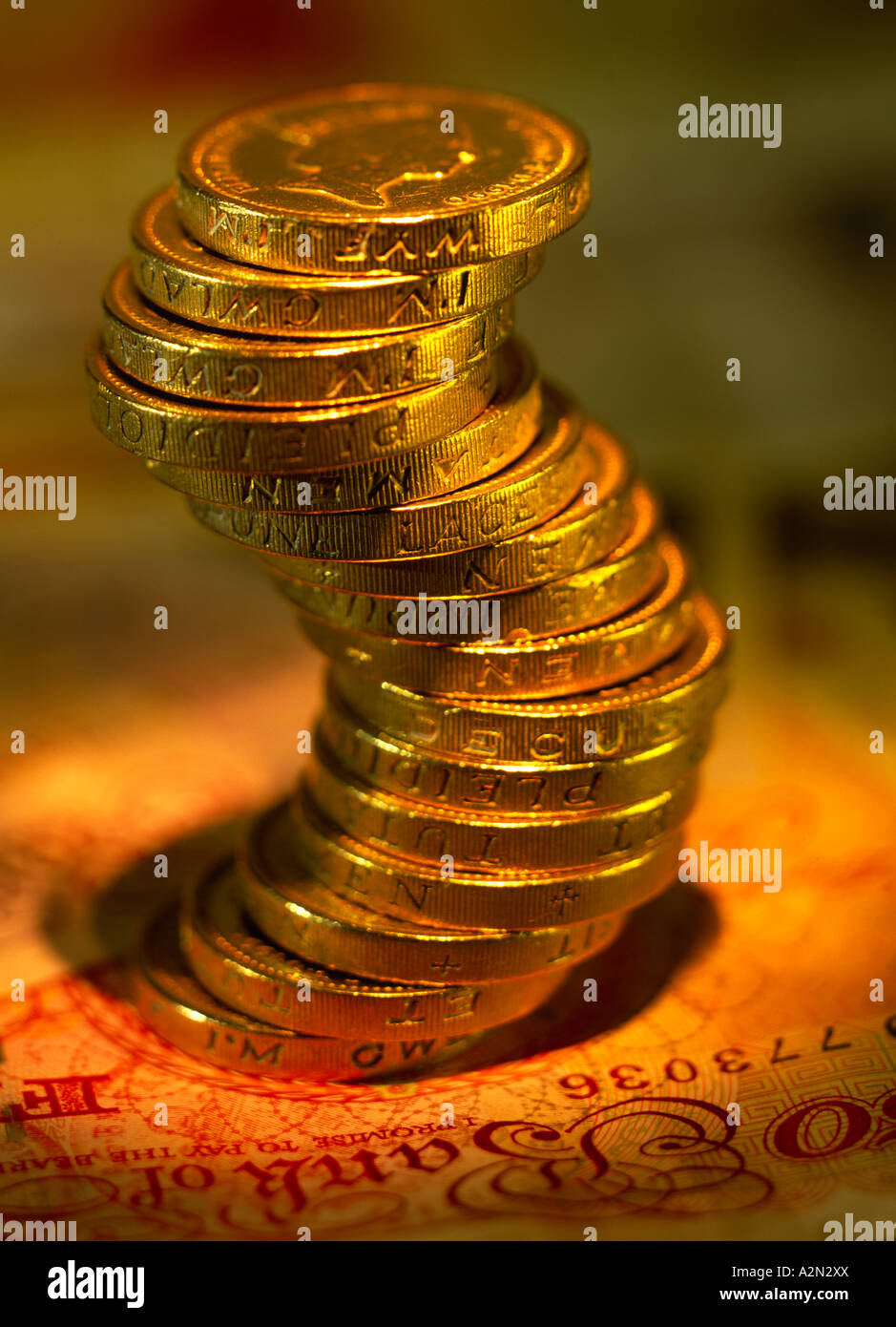 Pound Sterling Coins Stock Photo Alamy