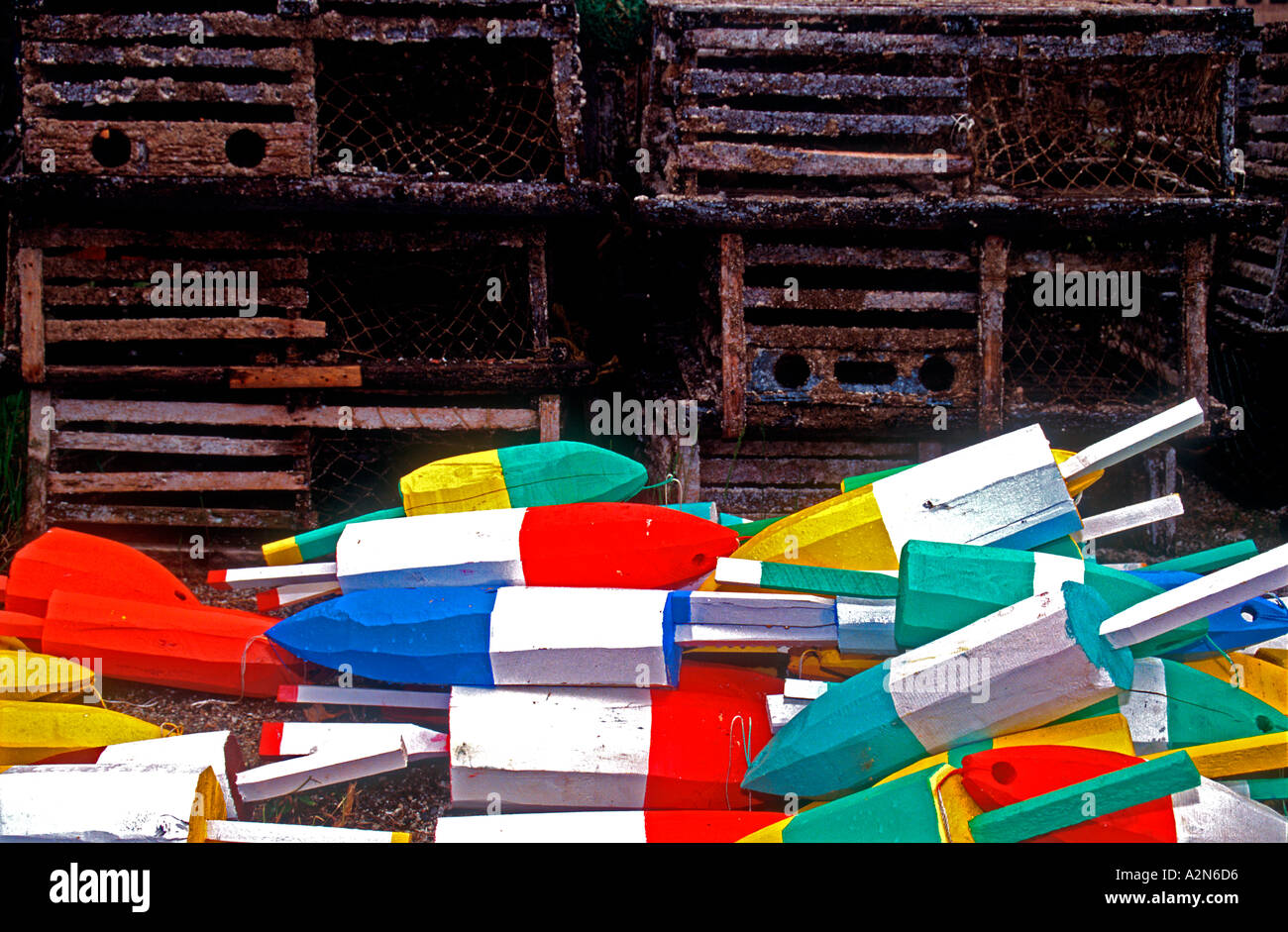Lobster trap markers hires stock photography and images Alamy