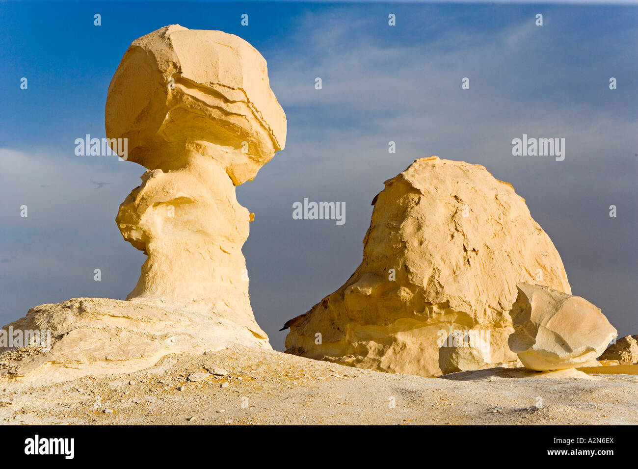 Rock formations on arid landscape, Egypt Stock Photo - Alamy