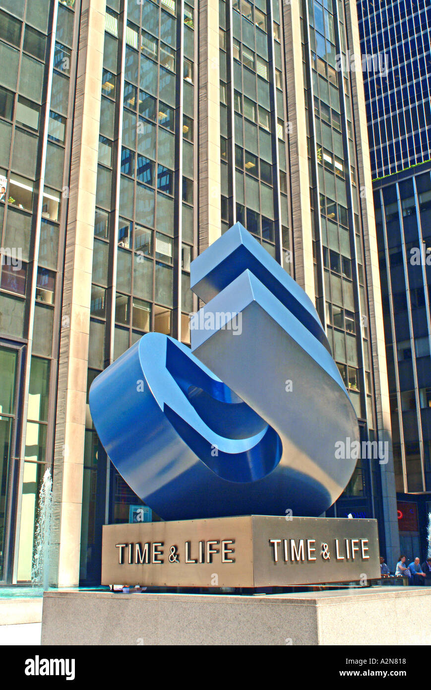 Time life building in downtown Manhattan NYC Stock Photo Alamy