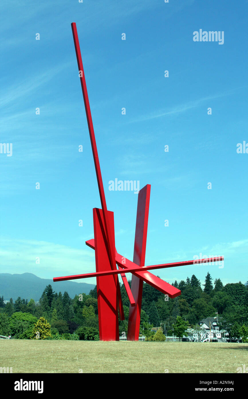 Stanley Park landmark statue, Vancouver Stock Photo - Alamy