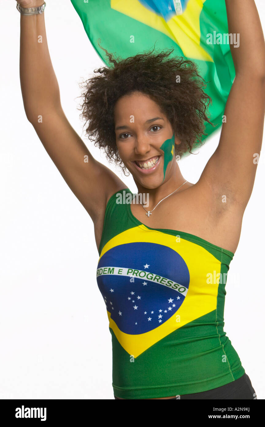 Brazilian flag hi-res stock photography and images - Alamy