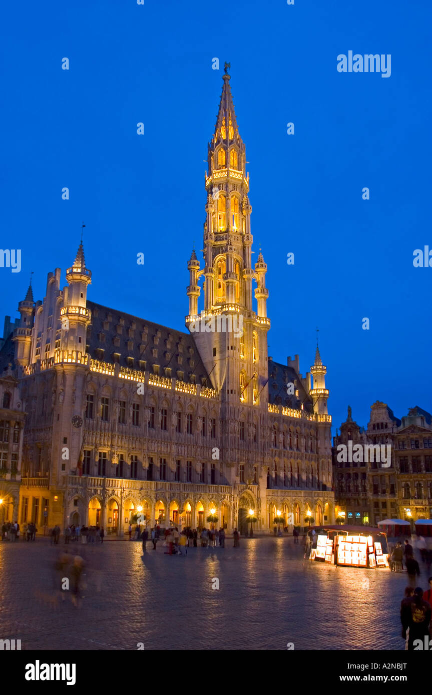 Facade of palace, Grand Palace, Brussels, Belgium Stock Photo - Alamy