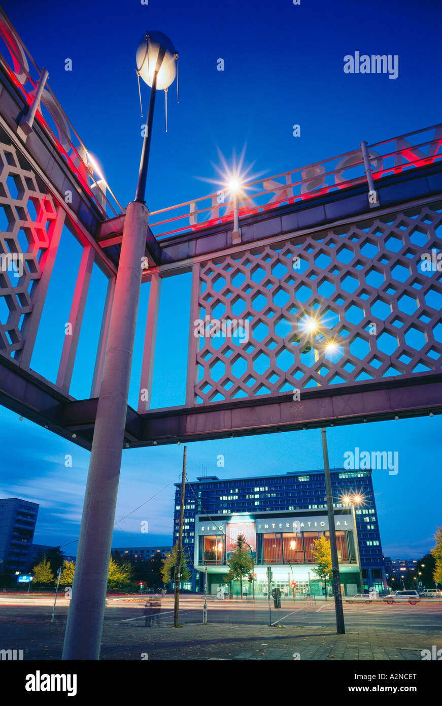 Illuminated Cinema Front Stock Photos Illuminated Cinema Front