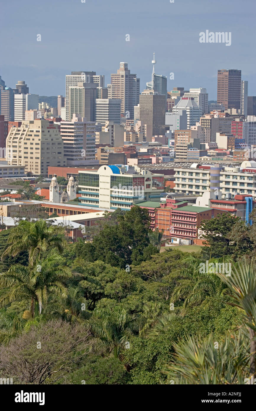 Aerial view of city, Durban, South Africa Stock Photo