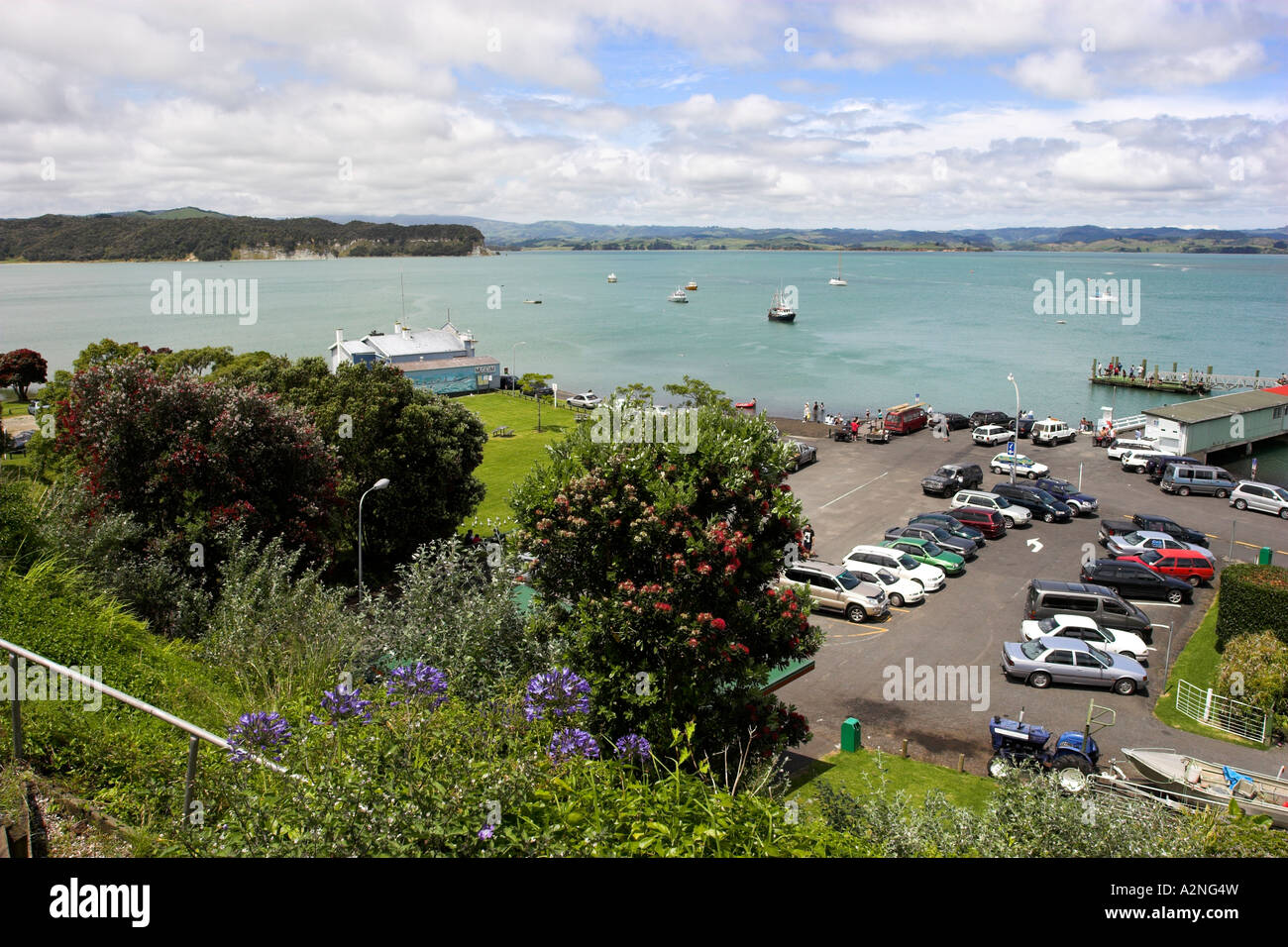 Kawhia Harbour a large inlet on the west coast of the North Island. On