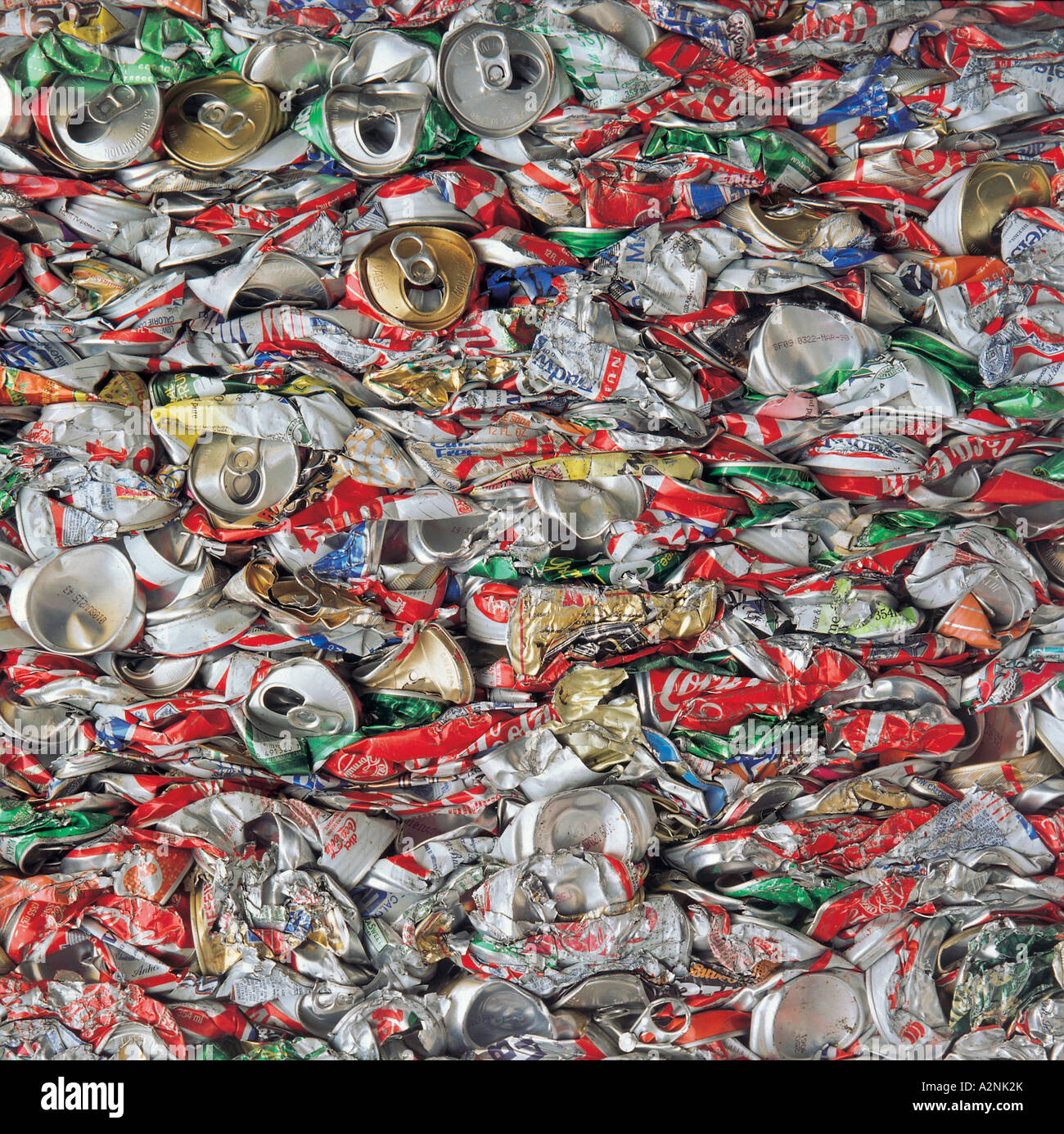 Cans Reyclcing Crushed cans recycling hi-res stock photography and images - Alamy