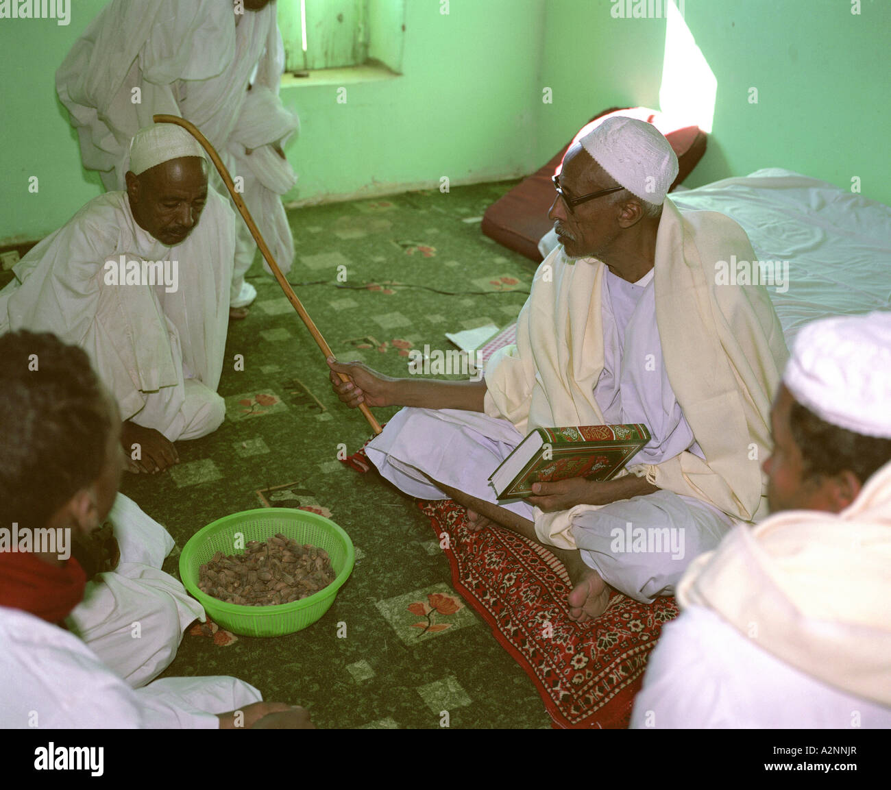 Sufi sheick, Sudan Stock Photo
