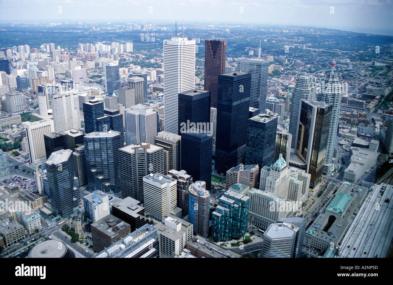 Skyscrapers in downtown Toronto Canada Stock Photo - Alamy