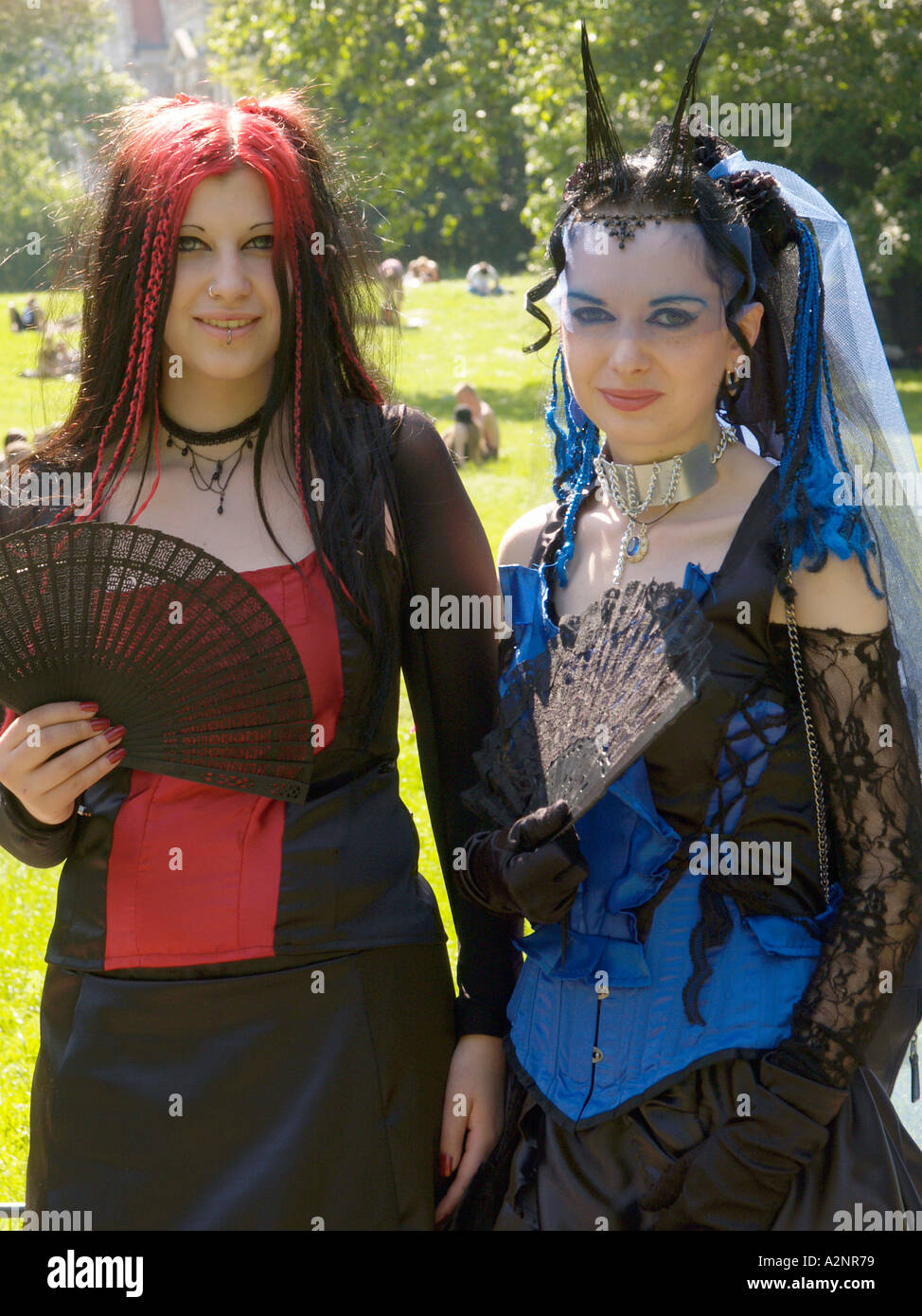 Wave Gotik Stock Photo