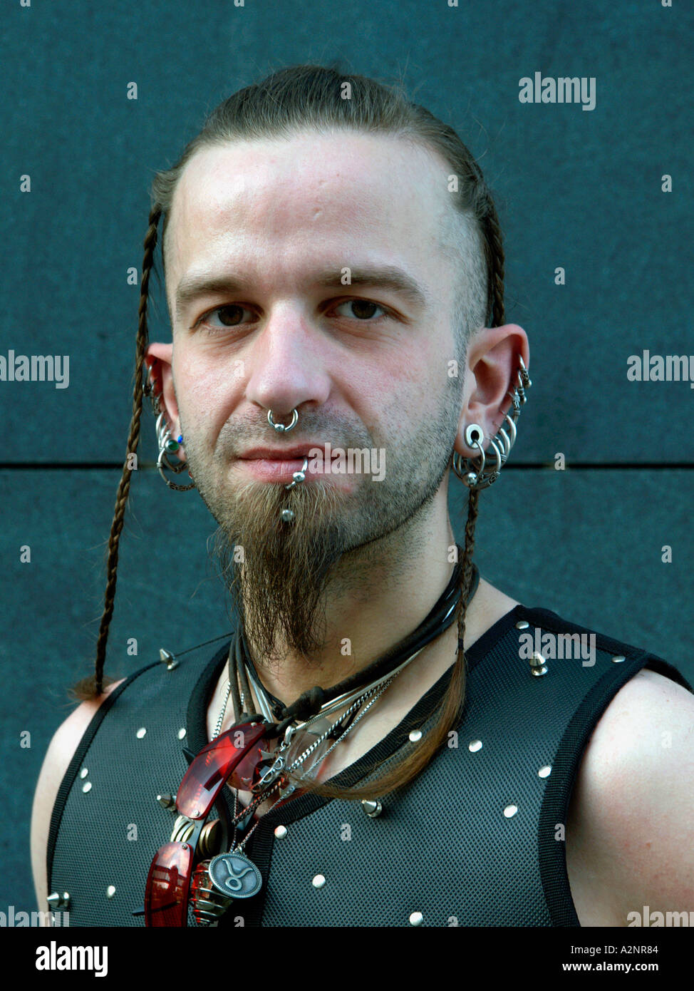 Wave Gotik Stock Photo