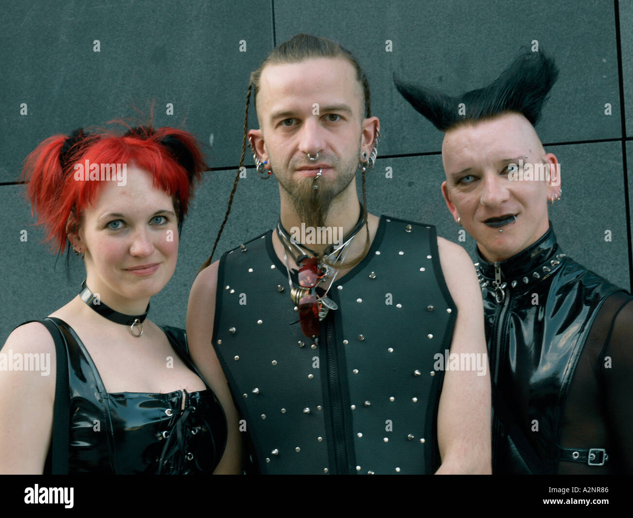 Wave Gotik Stock Photo