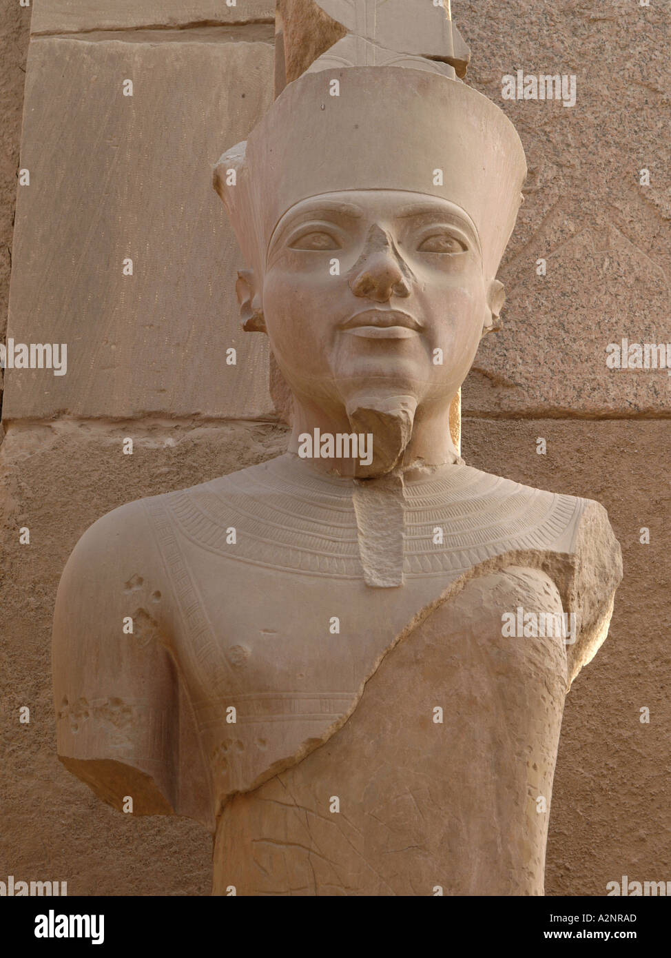 temple of Karnak statue Pharao Luxor Egypt Stock Photo - Alamy