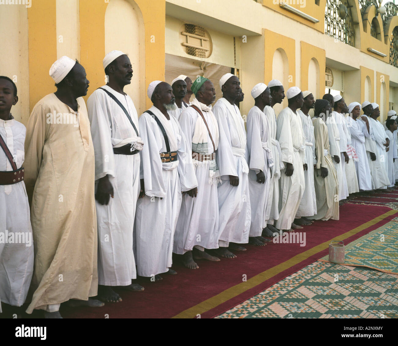 Zikhr, Khartoum, Tariqa Sammaniya, Omdurman Sudan Stock Photo