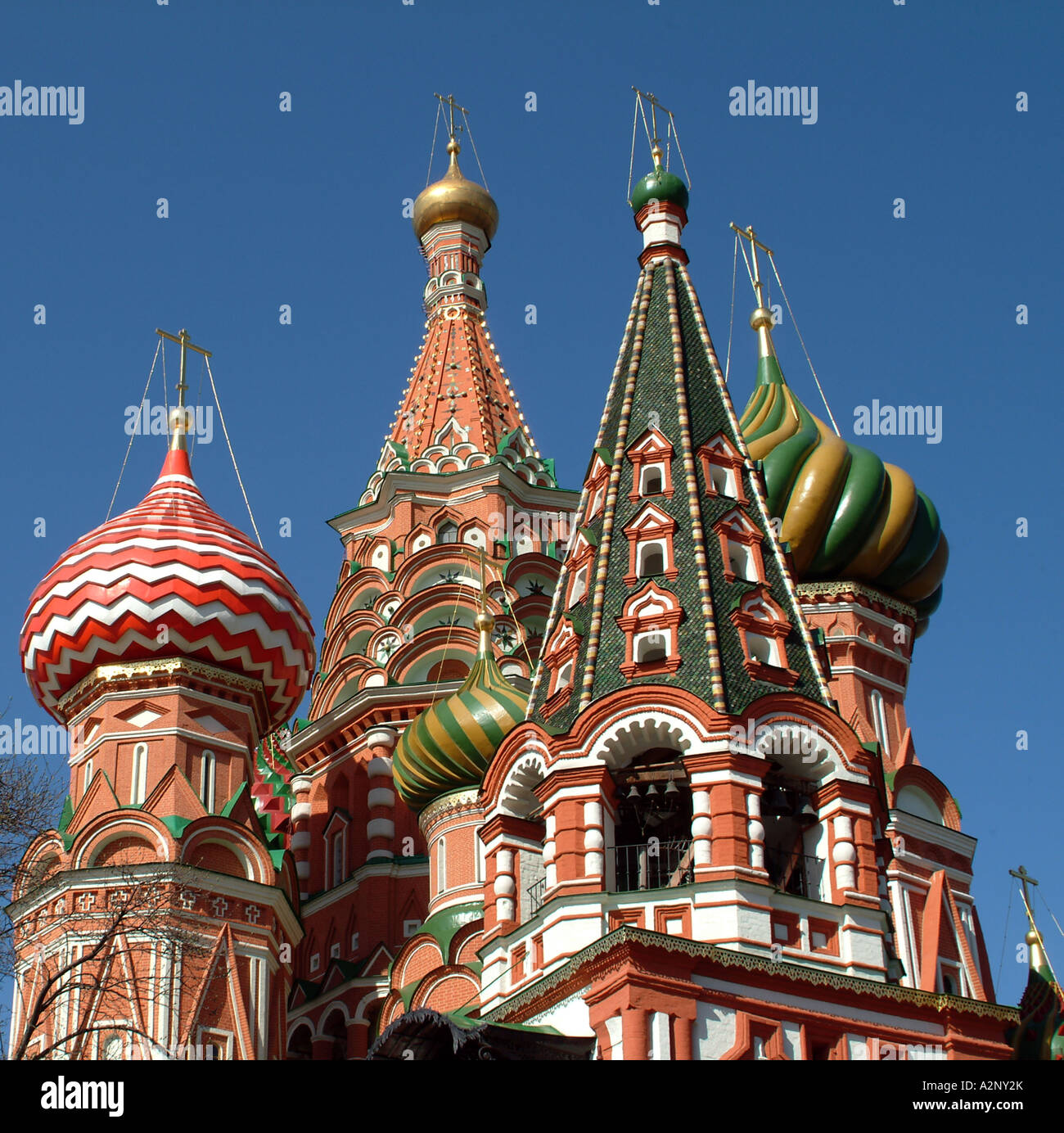 St Basils Cathedral on Red Square Moscow Russia A major tourist ...