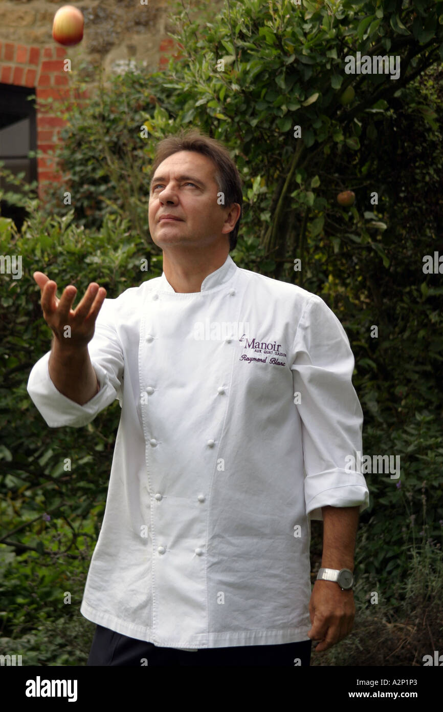 Chef Patron Raymond Blanc at Le Manoir aux quat' saisons Hotel