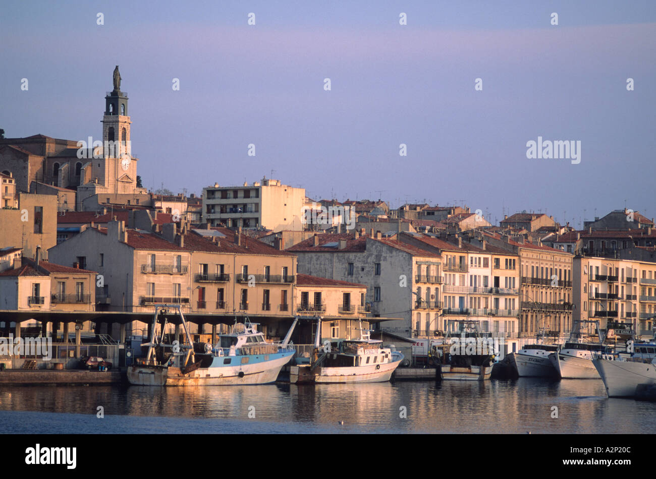 Fishing village in Sete France Stock Photo Alamy