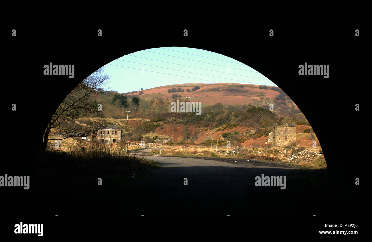 Post heavy industrial landscape at 'the British' from the 'the Big Arch