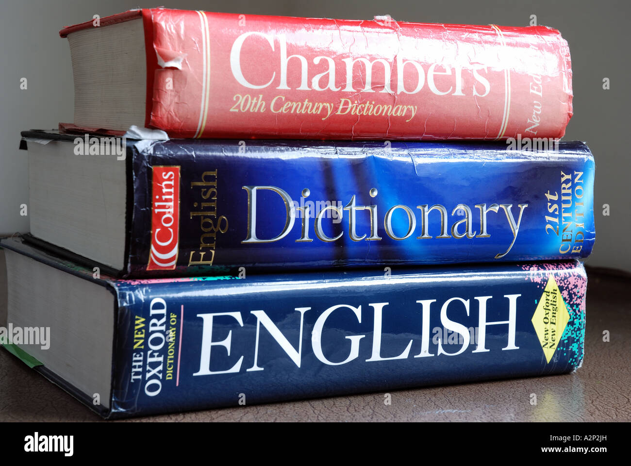 English dictionaries Stock Photo