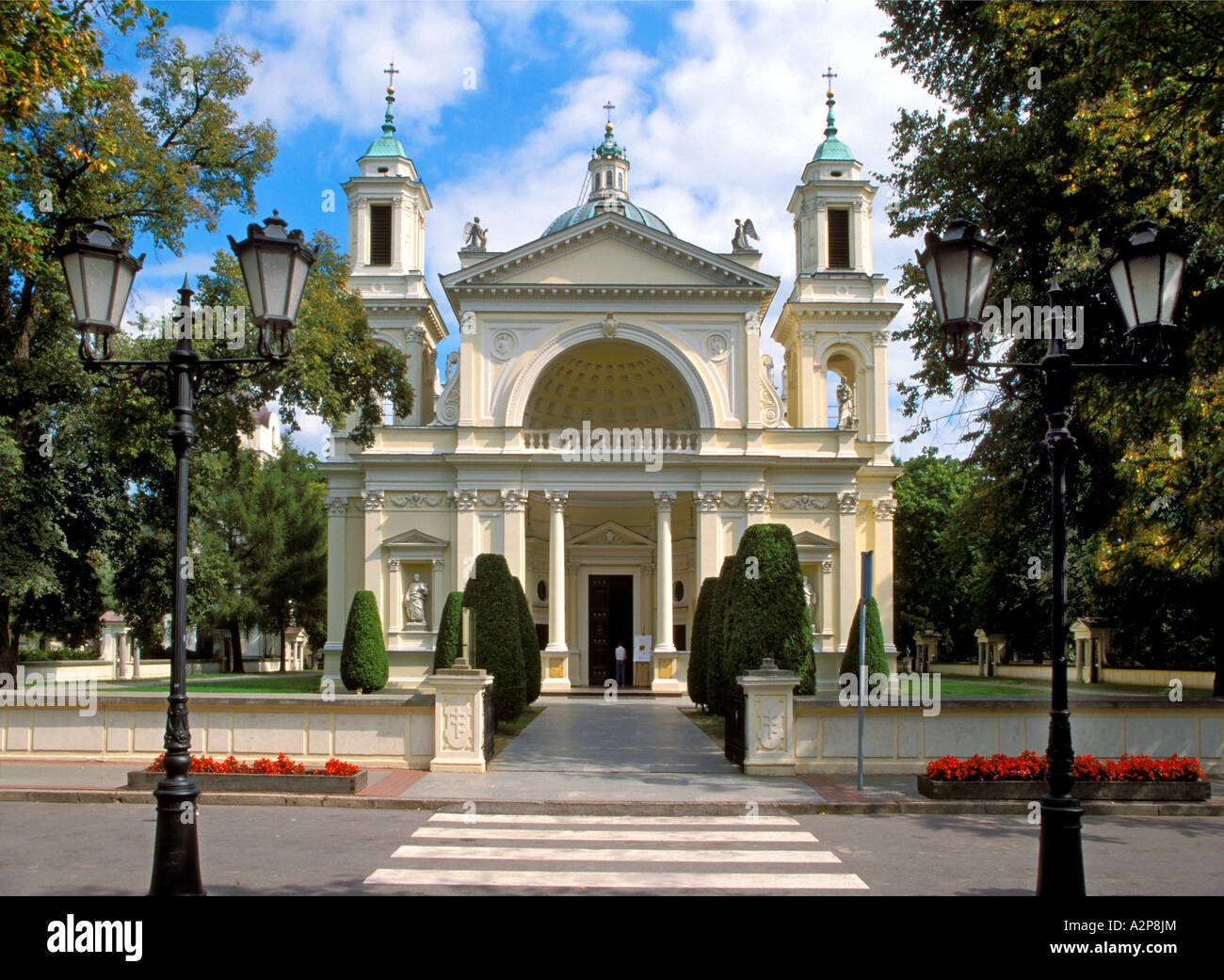 Poland Warsaw Church of St Anne in Wilanow Stock Photo