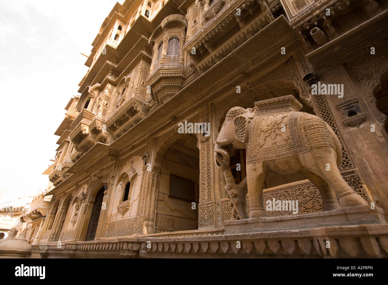 India Rajasthan Jaisalmer front of Nathmal ki Haveli former prime