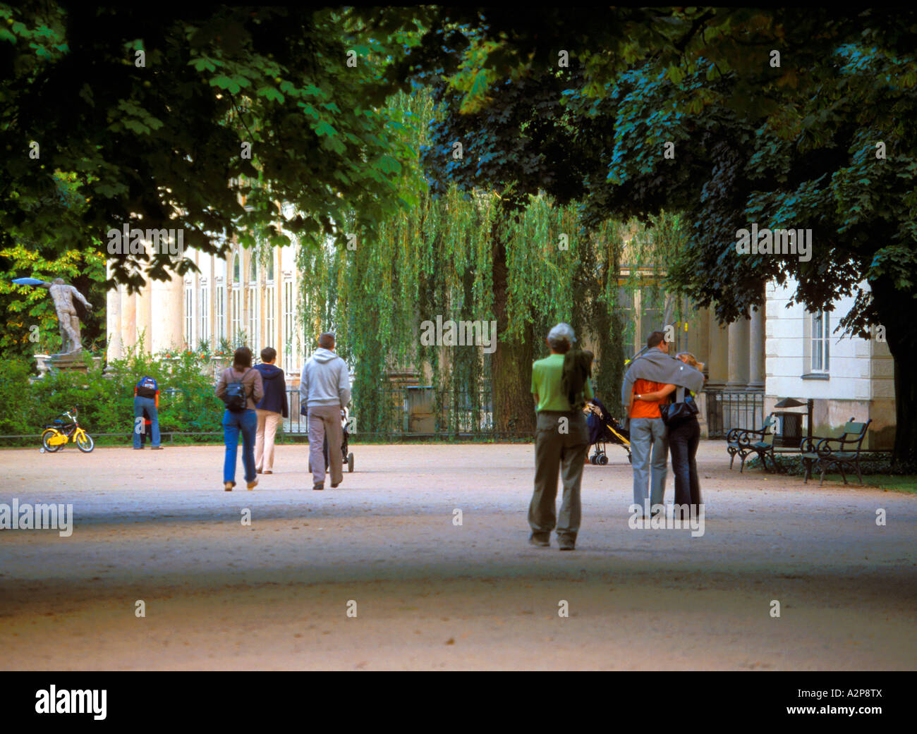 Poland Warsaw Lazienki Bath Park Stock Photo - Alamy