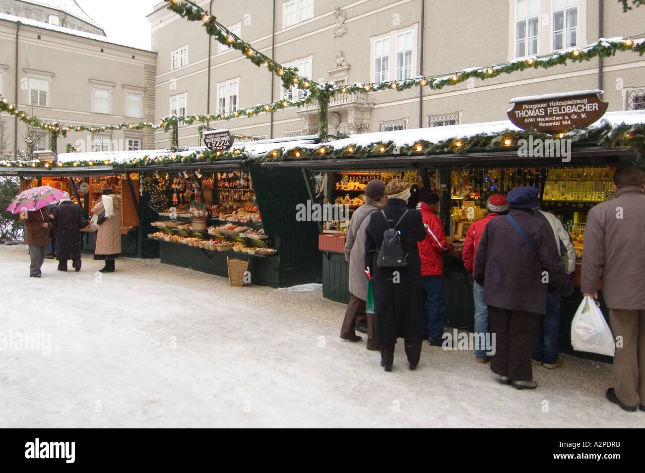 Salzburg Christmas Market Stock Photo - Alamy