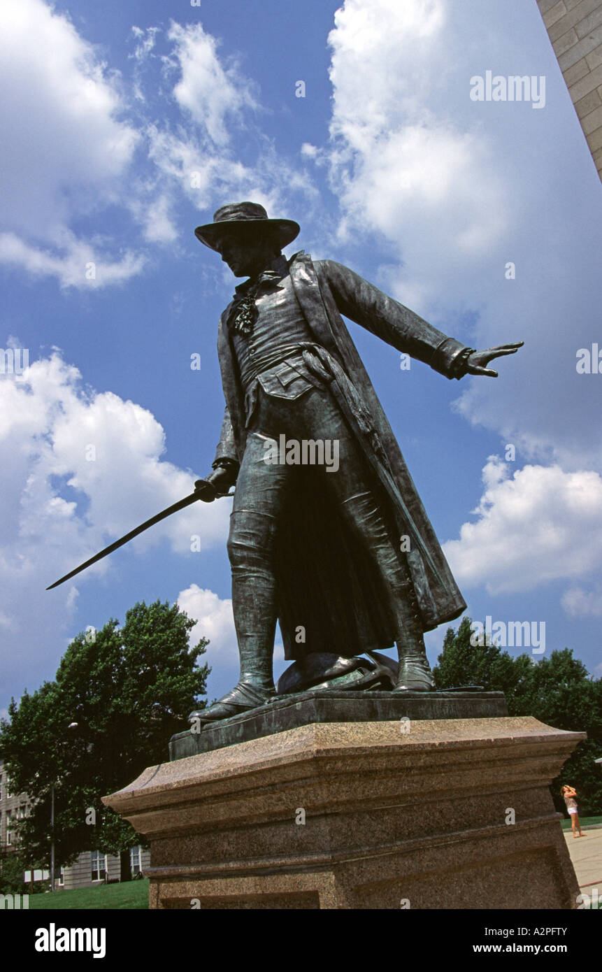 Colonel William Prescott statue, Bunker Hill Monument, Boston