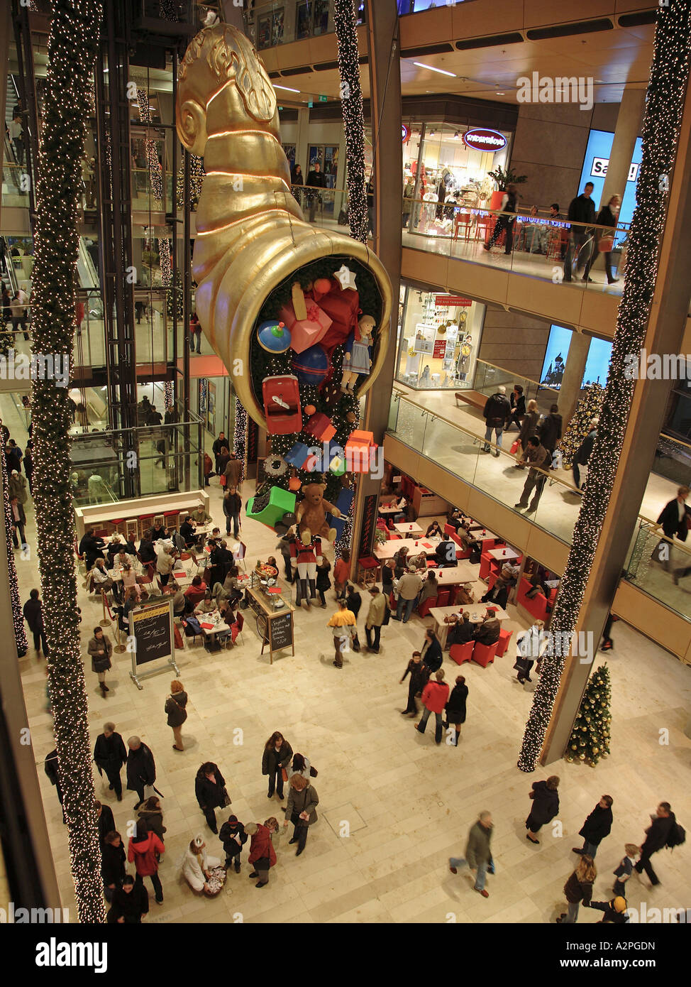 Shopping Mall Hamburg Germany Stock Photos Shopping Mall Hamburg