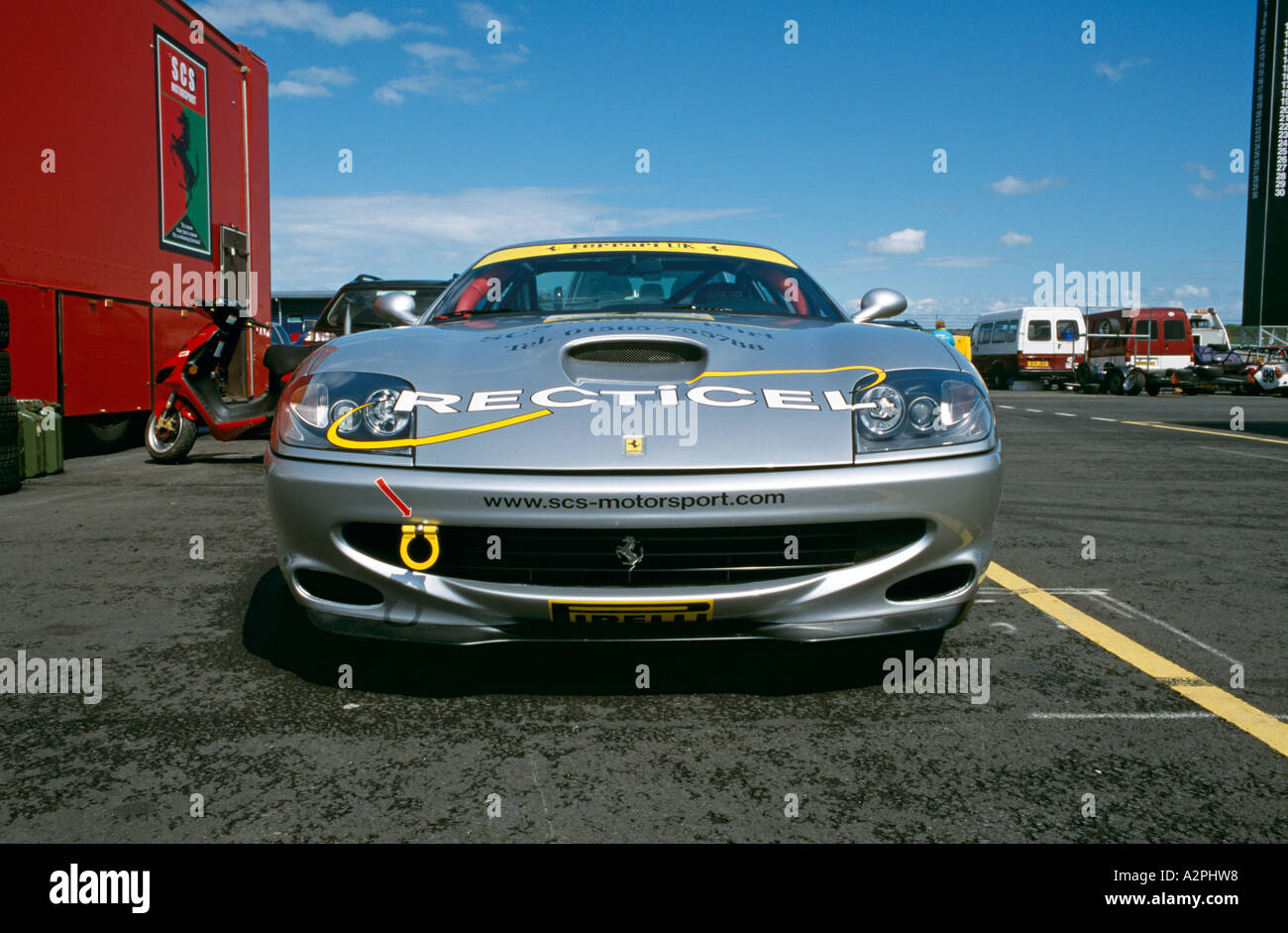 Ferrari 550 Maranello. Introduced 1996 Stock Photo