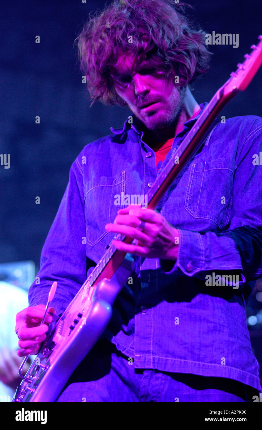 Huw Bunf Bunford of Welsh rock band Super Furry Animals Stock Photo
