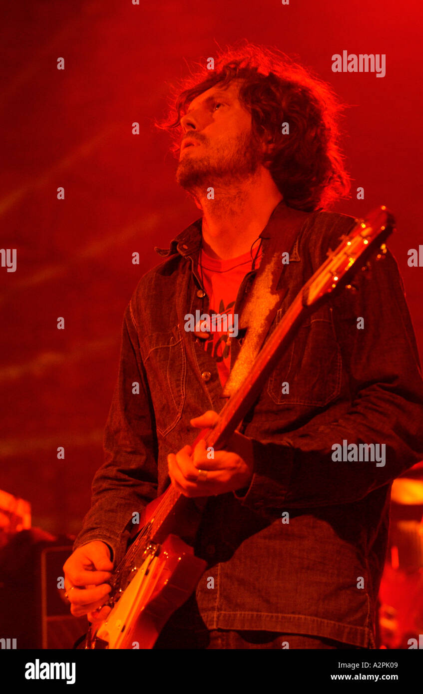 Huw Bunf Bunford of Welsh rock band Super Furry Animals Stock Photo