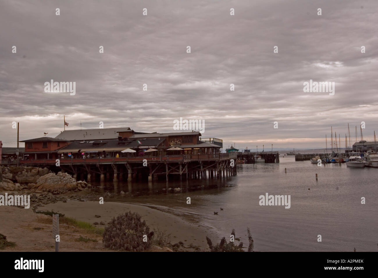 Monterey harbour California USA Stock Photo