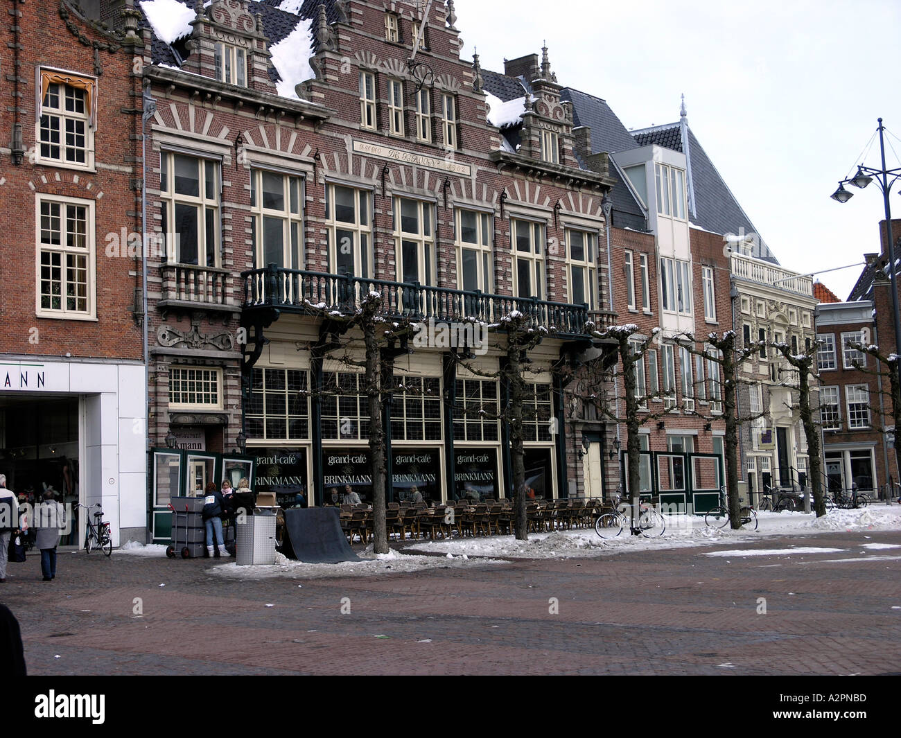 Dutch Winter in Haarlem Stock Photo