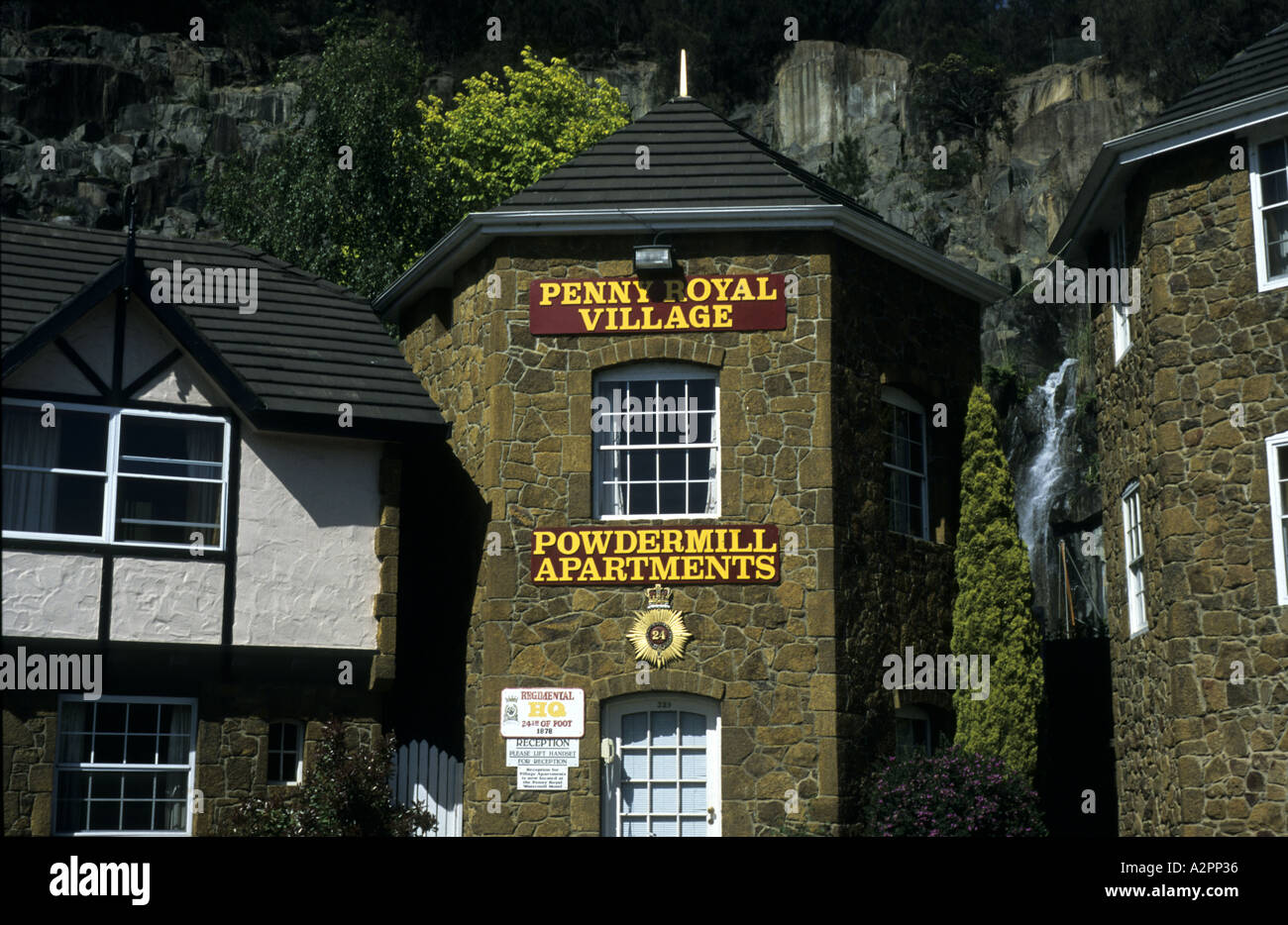 Penny Royal Village Apartments, Launceston, Tasmania, Australia Stock