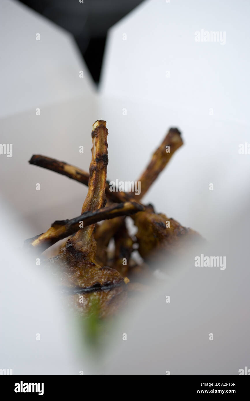 Takeaway Lamb Dish Stock Photo