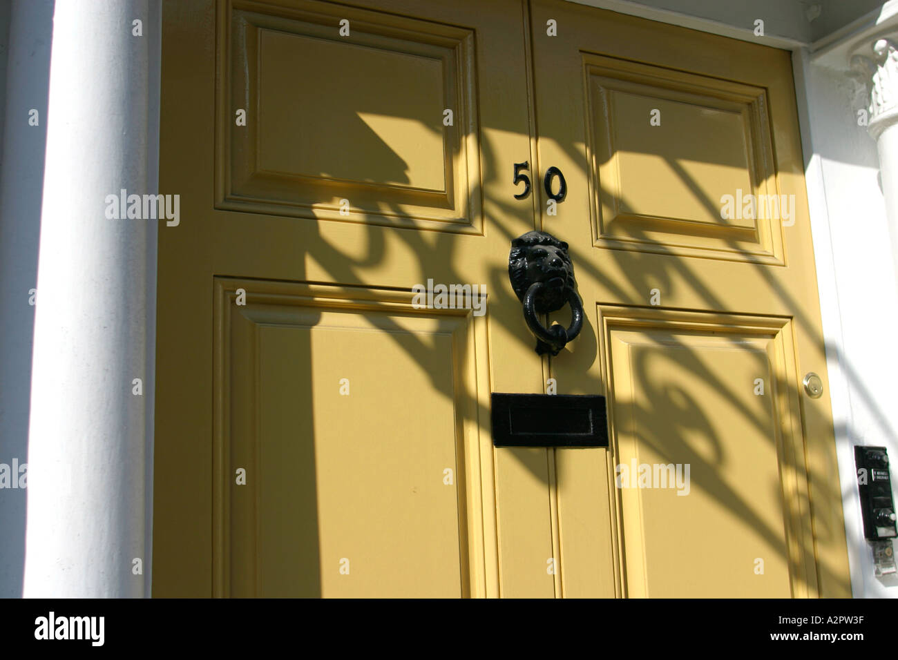 painted front door rodney street liverpool UK Stock Photo Alamy