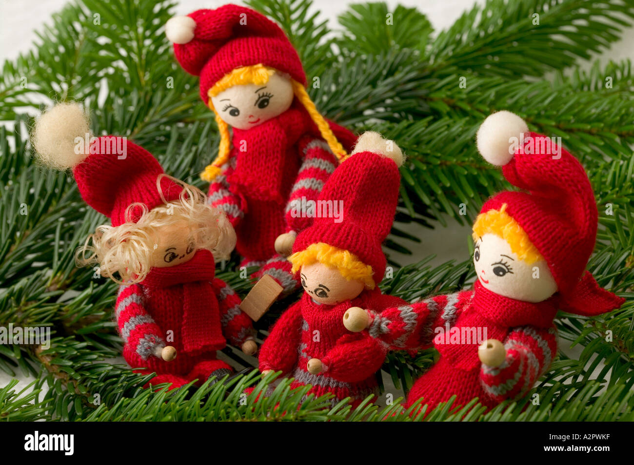 Christmas toy dolls Stock Photo Alamy