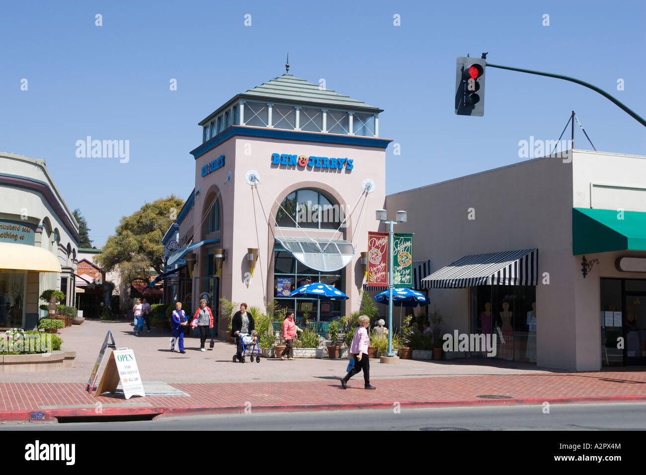 Shopping Mall Napa Valley California Stock Photo - Alamy