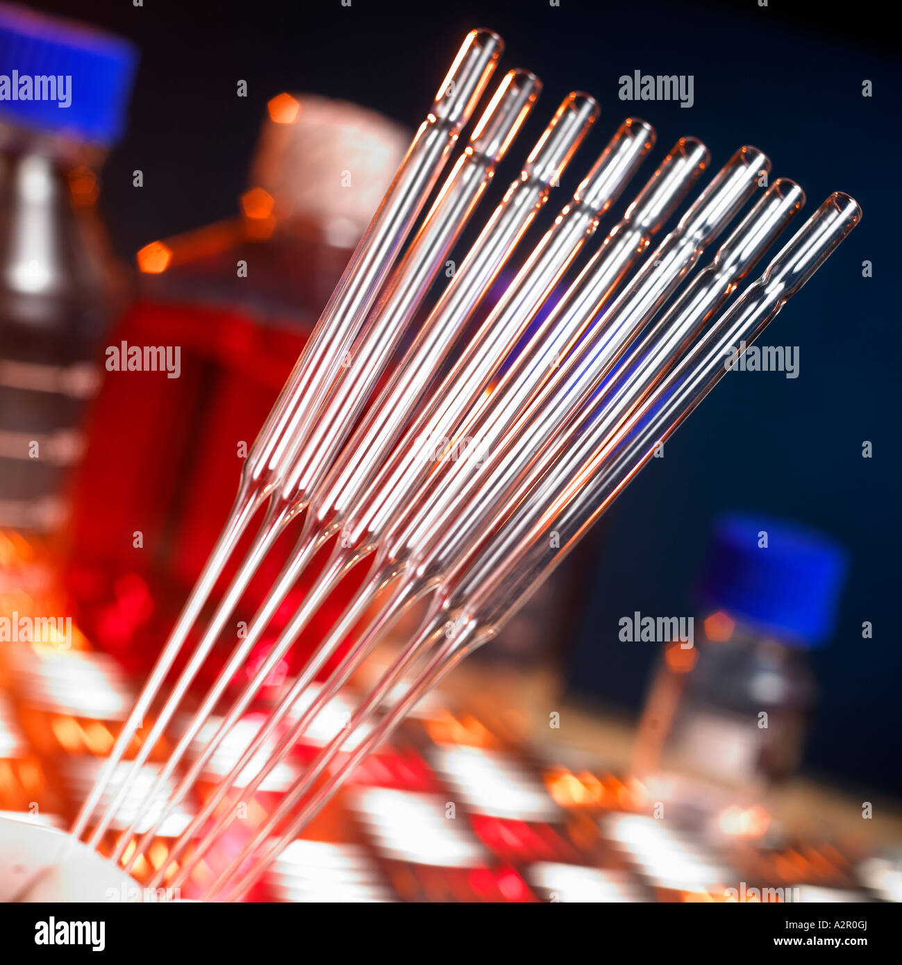 Pipettes and Tubes Stock Photo Alamy