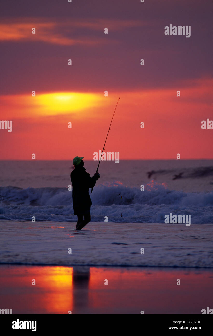 Nc outer banks fisherman surf hi-res stock photography and images - Alamy