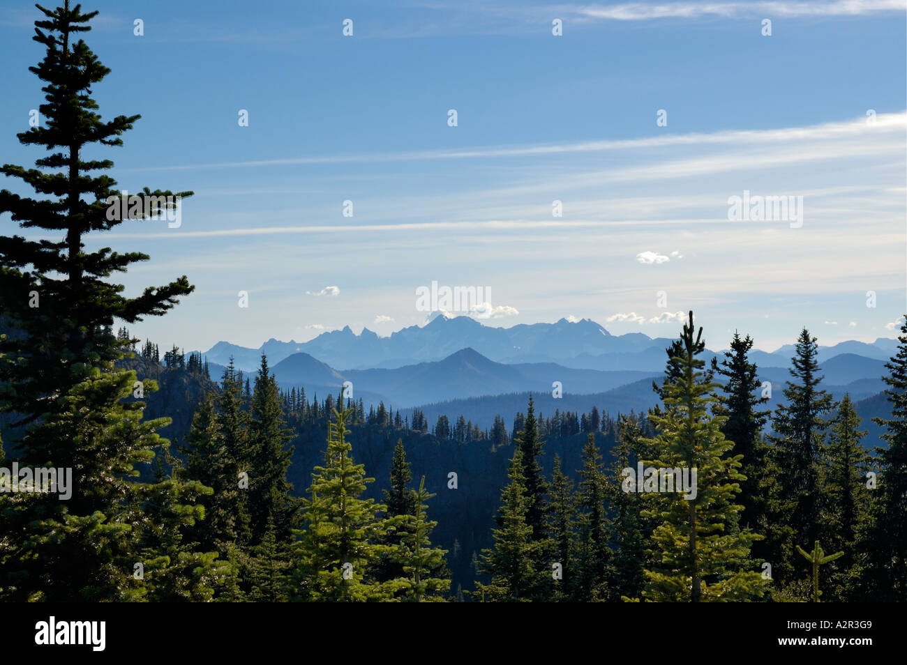 Cascade lookout at Blackwall peak Manning Provincial Park Rocky