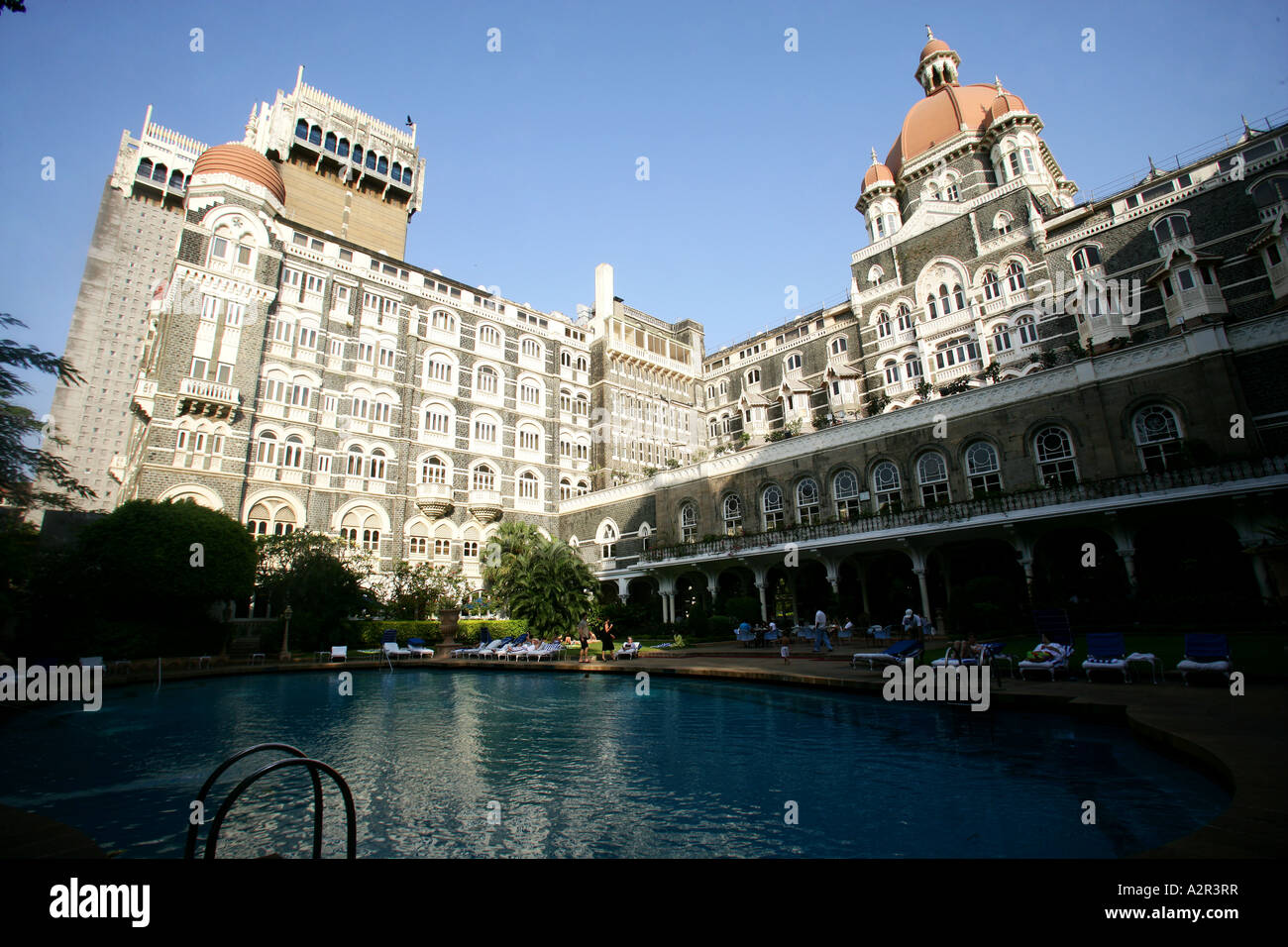 taj, mahal, hotel, mumbai, india, bombay Stock Photo