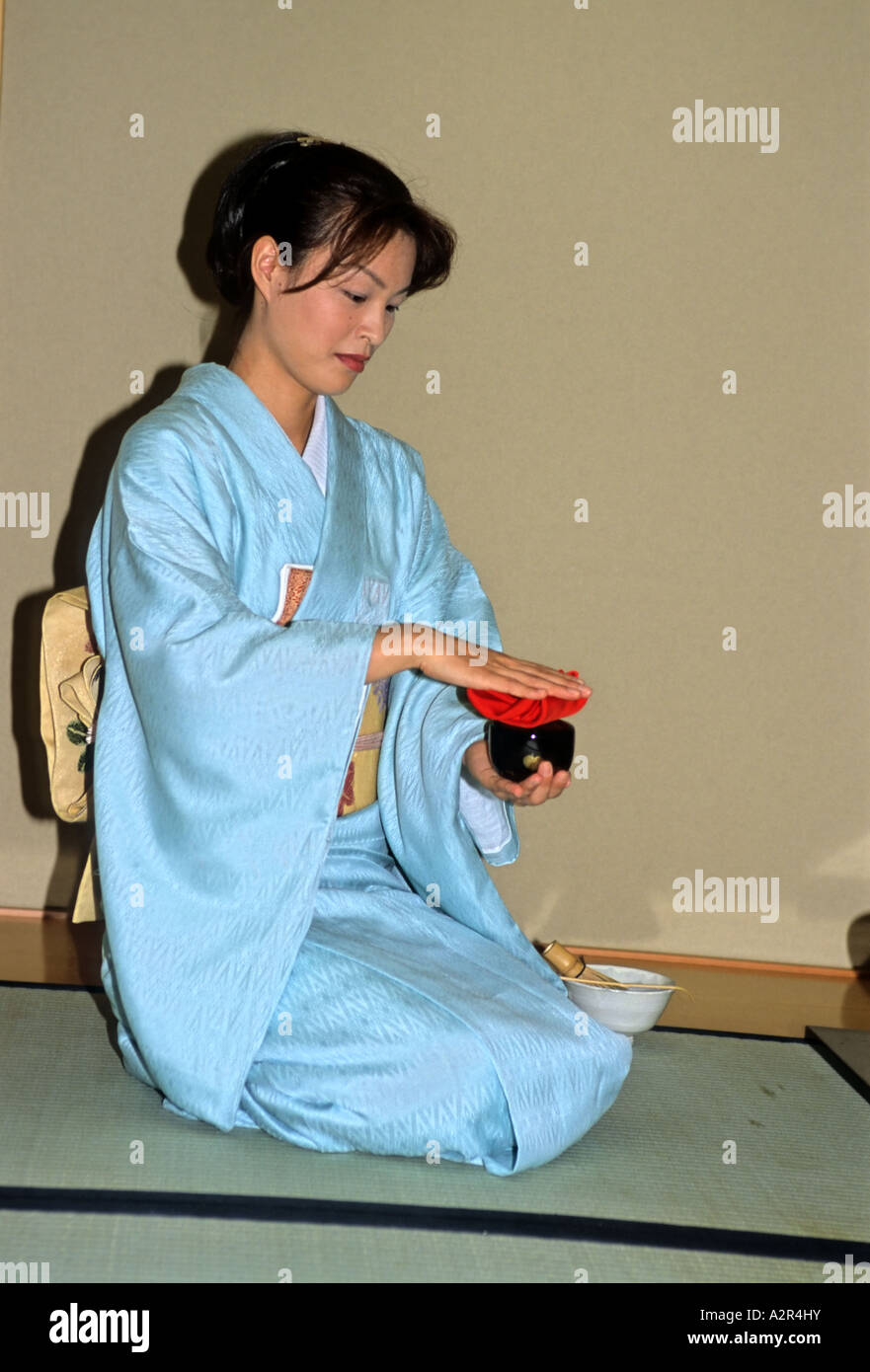 Tea ceremony in Japan Stock Photo - Alamy