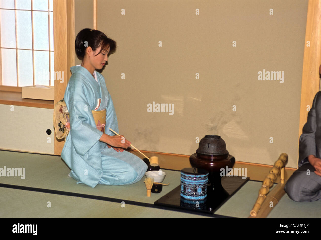 Tea ceremony in Japan Stock Photo - Alamy
