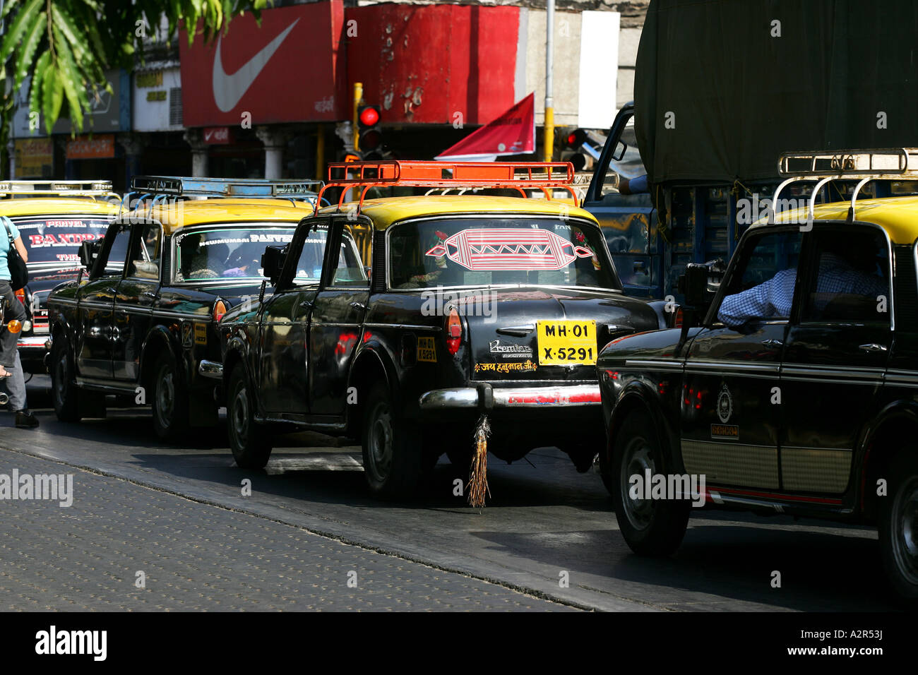 Street scenes in Mumbai India Stock Photo