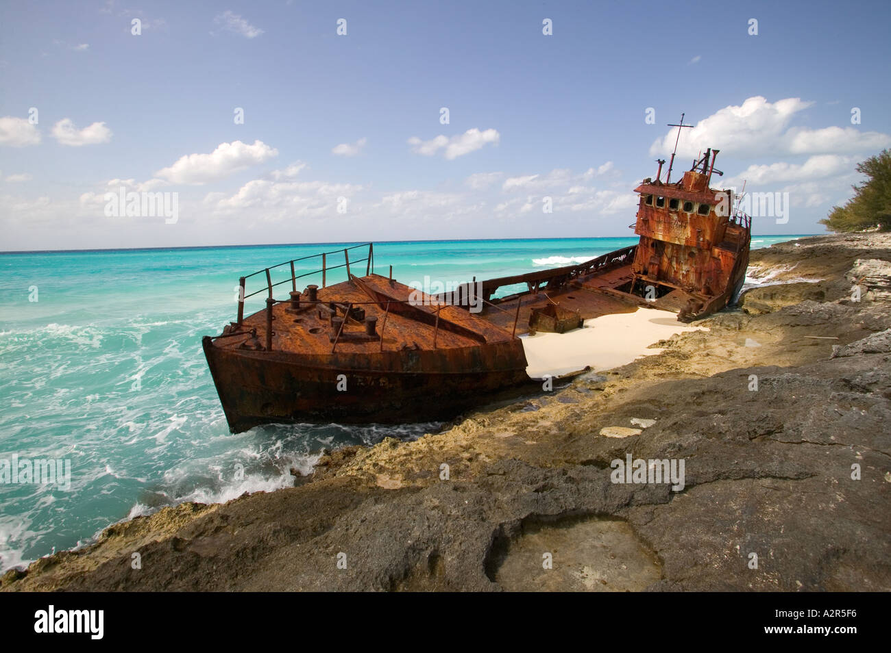 Galant Lady shipwreck Bimini Bahamas Islands Stock Photo - Alamy